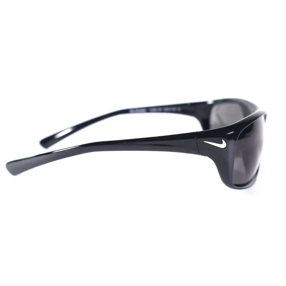 Nike Adrenaline Wraparound Sport Performance Mens Sunglasses-Black / Grey-NWT